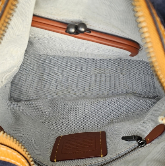 Coach 1941 Rogue Leather Tote Bag in Tan - Picture 8 of 10